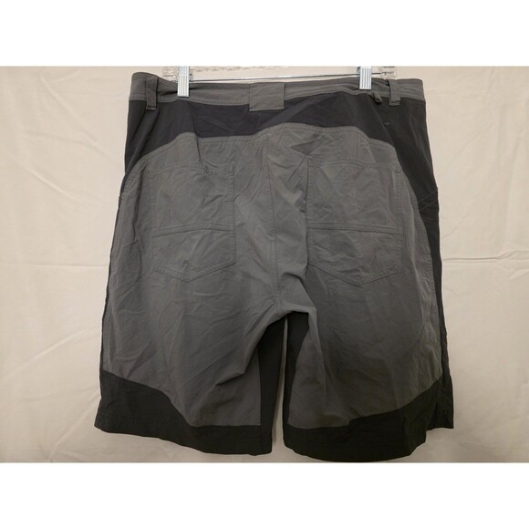 REI Grey and Black Nylon Shorts Hiking Camping Outdoors Men’s 36 - Picture 4 of 5